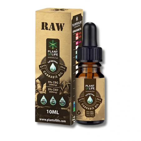 Huile CBD & CBG 10% | Full Spectrum | Plant of Life