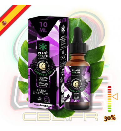 Huile CBD & CBG 30% | Ultra Spectrum | Plant of Life