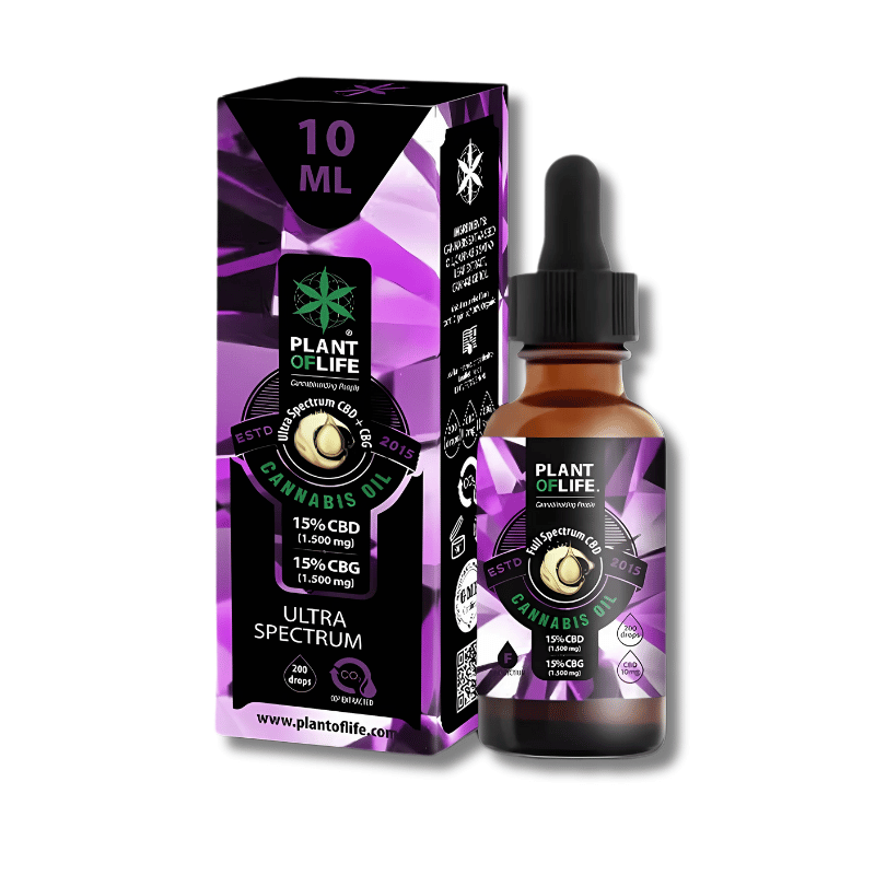 Huile CBD & CBG 30% | Ultra Spectrum | Plant of Life