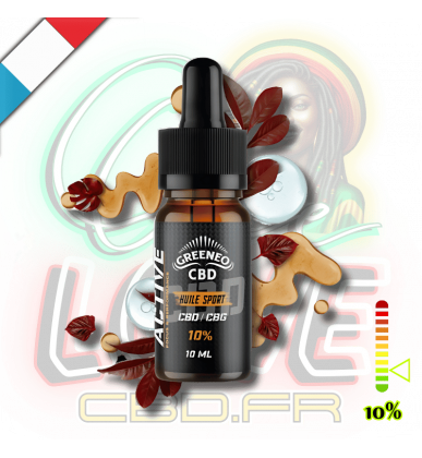 Huile CBD & CBG Active 10% | Isolat | Greeneo