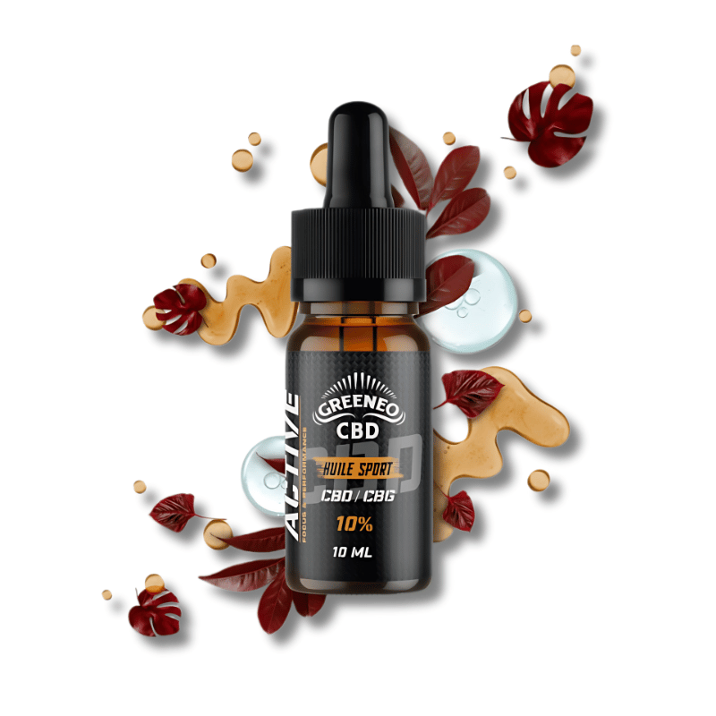 Huile CBD & CBG Active 10% | Isolat | Greeneo