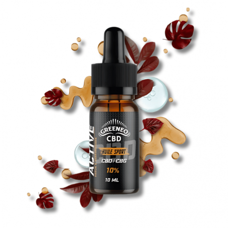Huile CBD & CBG Active 10% | Isolat | Greeneo Huile CBD & CBG Active 10% | Isolat | Greeneo