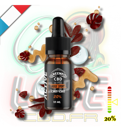 Huile CBD & CBG Active 20% | Isolat | Greeneo