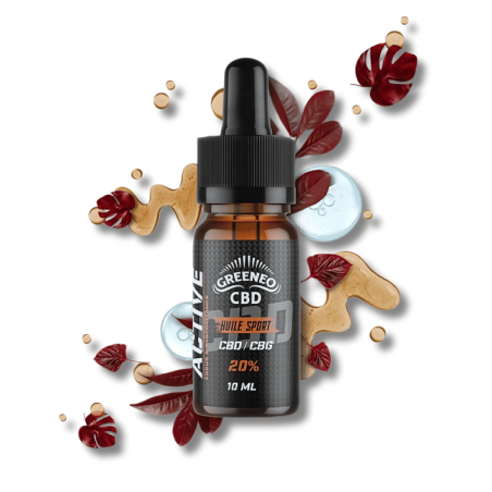 Huile CBD & CBG Active 20% | Isolat | Greeneo Huile CBD & CBG Active 20% | Isolat | Greeneo