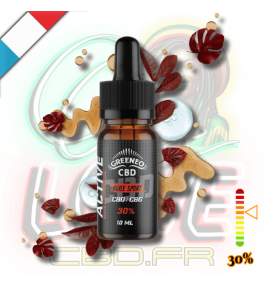 Huile CBD & CBG Active 30% | Isolat | Greeneo