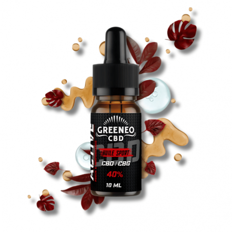 Huile CBD & CBG Active 40% | Isolat | Greeneo Huile CBD & CBG Active 40% | Isolat | Greeneo