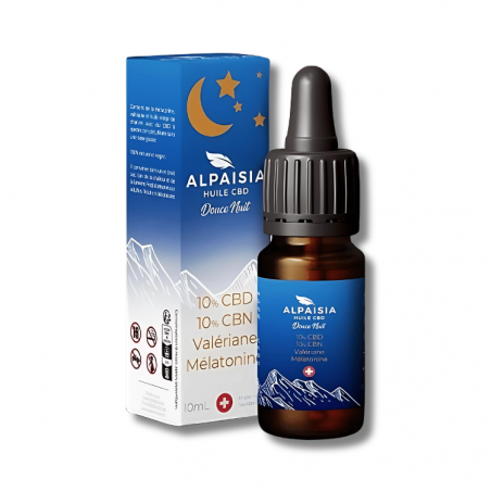 Huile CBD & CBN Douce Nuit 20% | Full Spectrum | Alpaisia