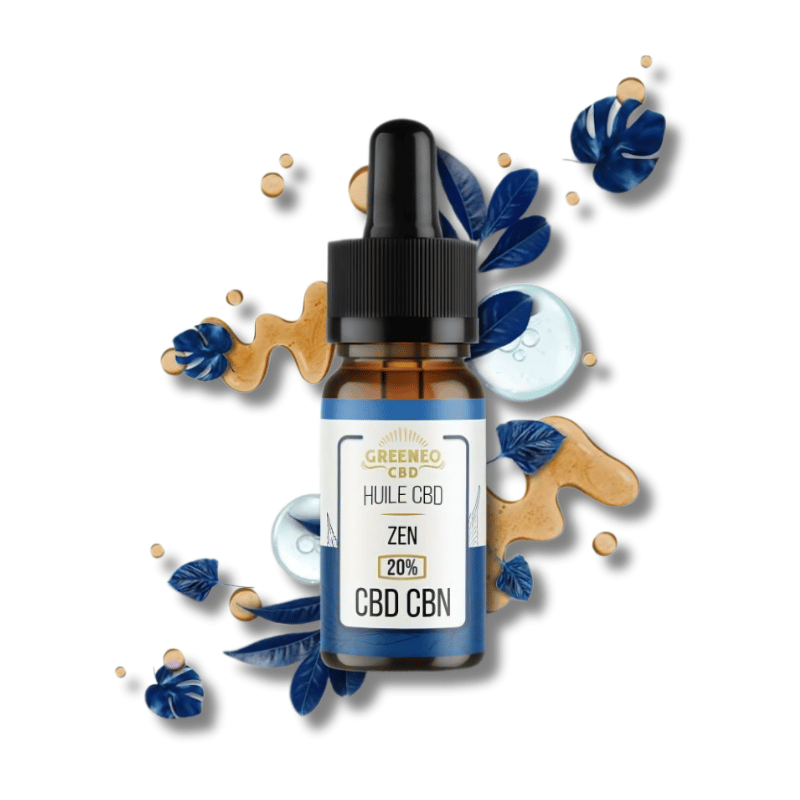 Huile CBD & CBN BIO Zen 20% | Isolat | Greeneo