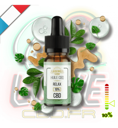 Huile CBD BIO Relax 10% | Isolat | Greeneo