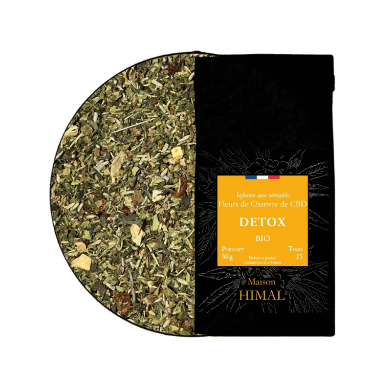 Tisane CBD BIO Détox 30g en vrac | 6% | Maison Himal