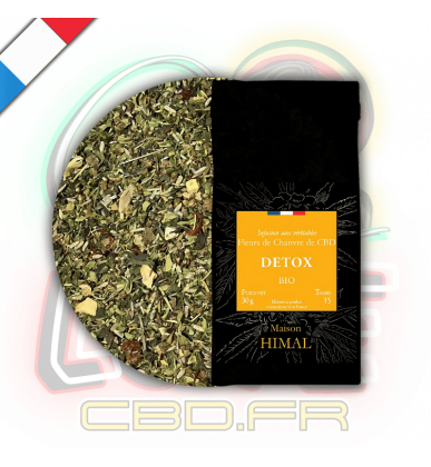 Tisane CBD BIO Détox 30g en vrac | 6% | Maison Himal