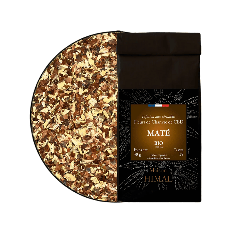 Tisane CBD BIO Maté 30g en vrac | 7% | Maison Himal