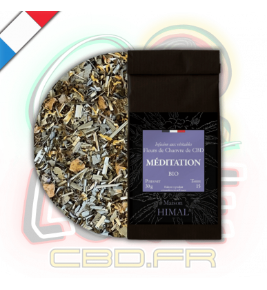 Tisane CBD BIO Méditation 30g en vrac | 6% | Maison Himal