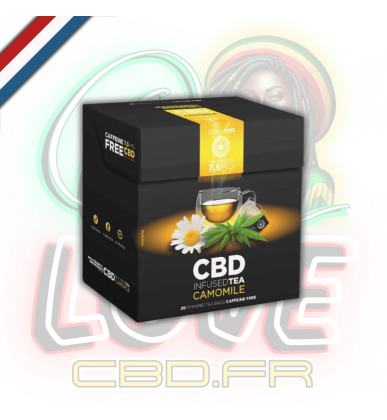 Thé CBD Camomille x20 sachets | 7,5mg | Multitrance