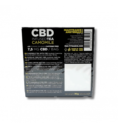 Thé CBD Camomille x20 sachets | 7,5mg | Multitrance