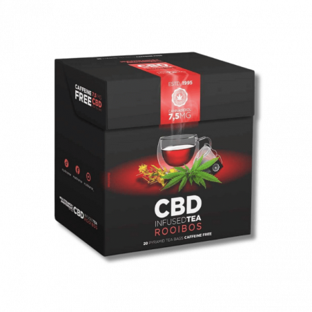 Thé CBD Rooibos x20 sachets | 7,5mg | Multitrance Thé CBD Rooibos x20 sachets | 7,5mg | Multitrance