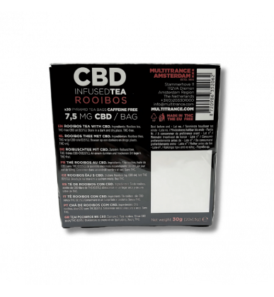Thé CBD Rooibos x20 sachets | 7,5mg | Multitrance