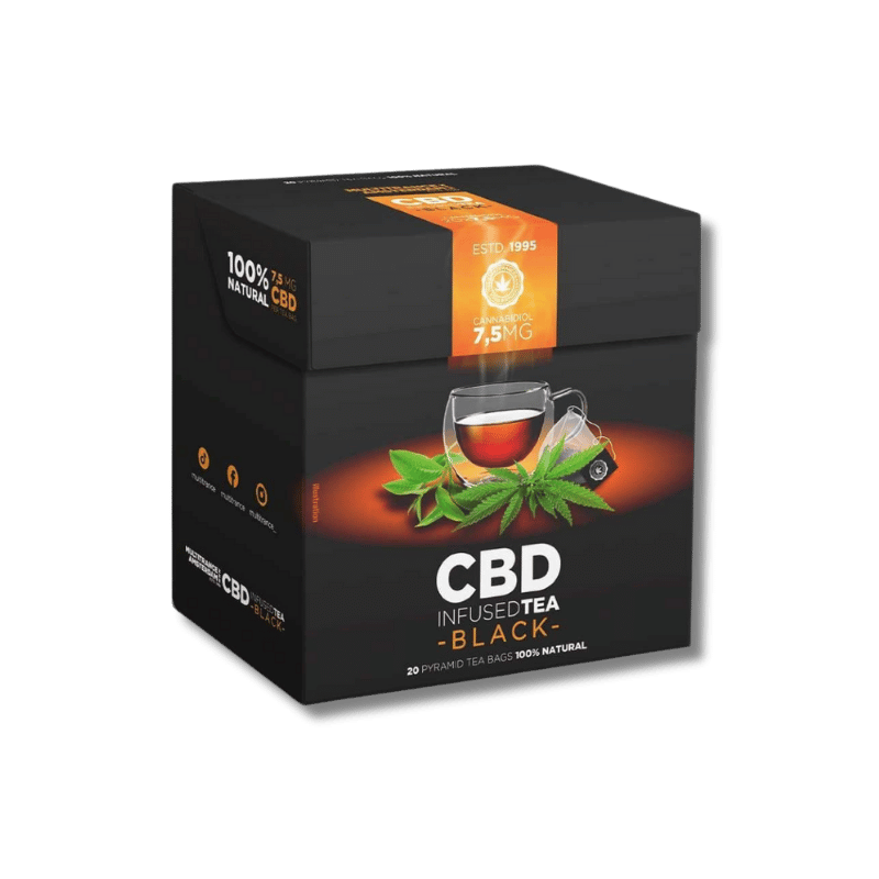 Thé noir CBD x20 sachets | 7,5mg | Multitrance
