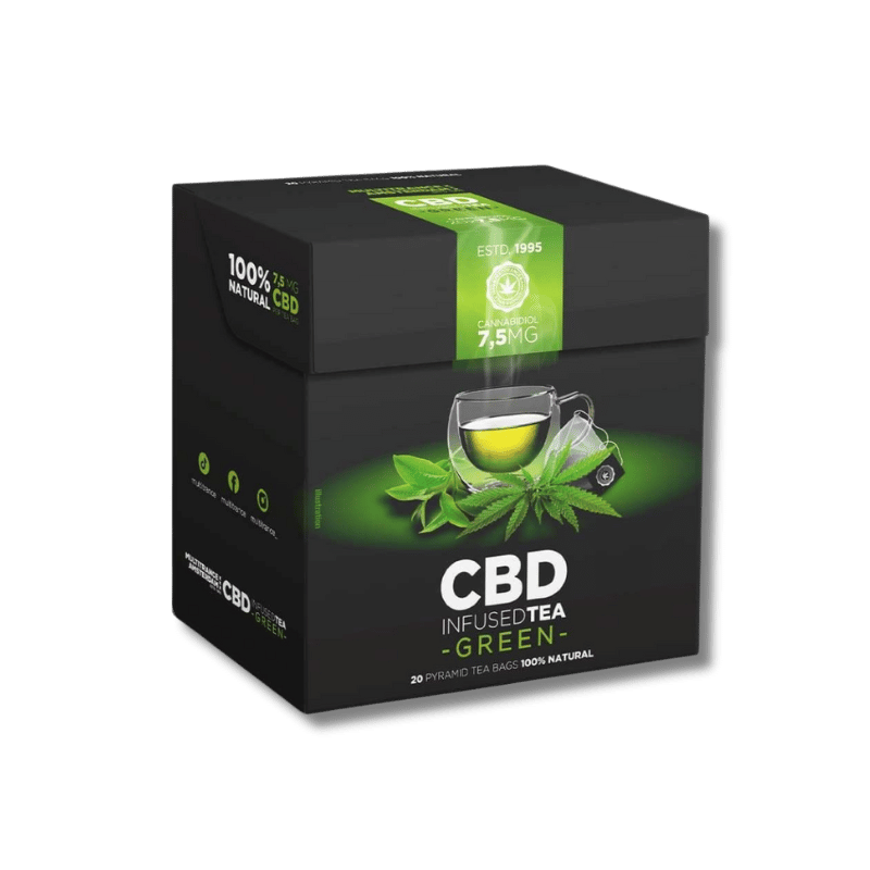 Thé vert CBD x20 sachets | 7,5mg | Multitrance