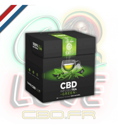 Thé vert CBD x20 sachets | 7,5mg | Multitrance