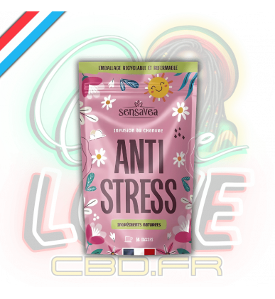 Tisane Chanvre BIO Anti-Stress 25g en vrac | 30% | Sensavea