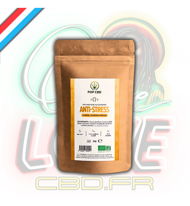 Tisane Chanvre BIO Anti-Stress 35g en vrac | 22% | Pop CBD