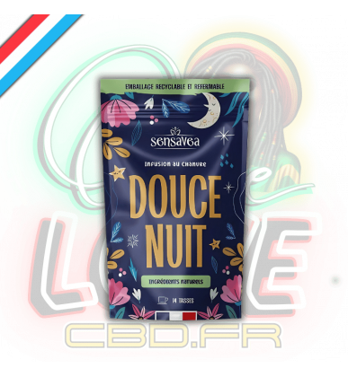 Tisane Chanvre BIO Douce nuit 25g en vrac | 30% | Sensavea