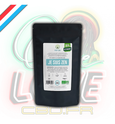 Tisane Chanvre BIO Je Suis Zen 60g en vrac | 35% | Pop CBD