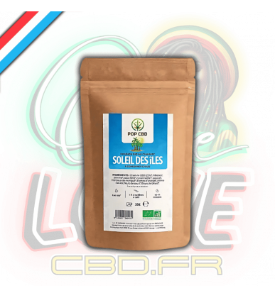 Tisane Chanvre BIO Soleil Des Îles 35g en vrac | 22% | Pop CBD