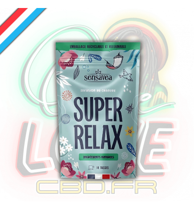 Tisane Chanvre BIO Super Relax 25g en vrac | 30% | Sensavea