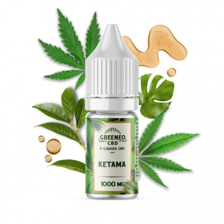 E-liquide CBD Ketama 10ml | 1000mg | Greeneo