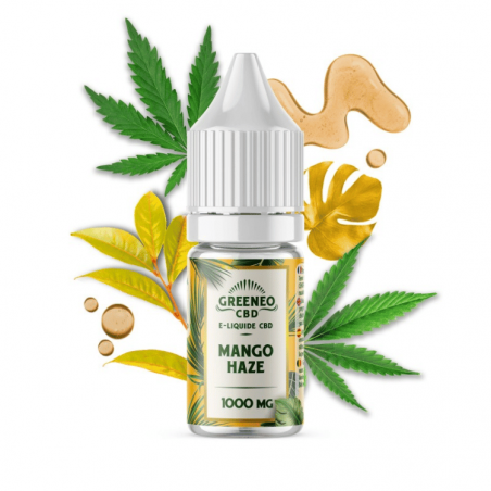 E-liquide CBD Mango Haze 10ml | 1000mg | Greeneo