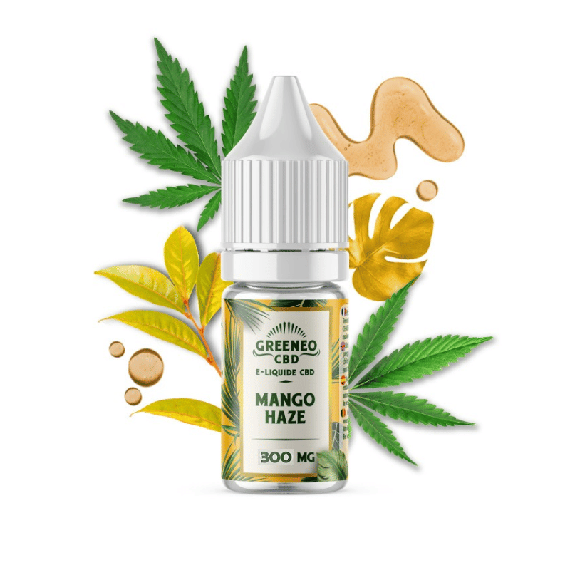 E-liquide CBD Mango Haze 10ml | 300mg | Greeneo