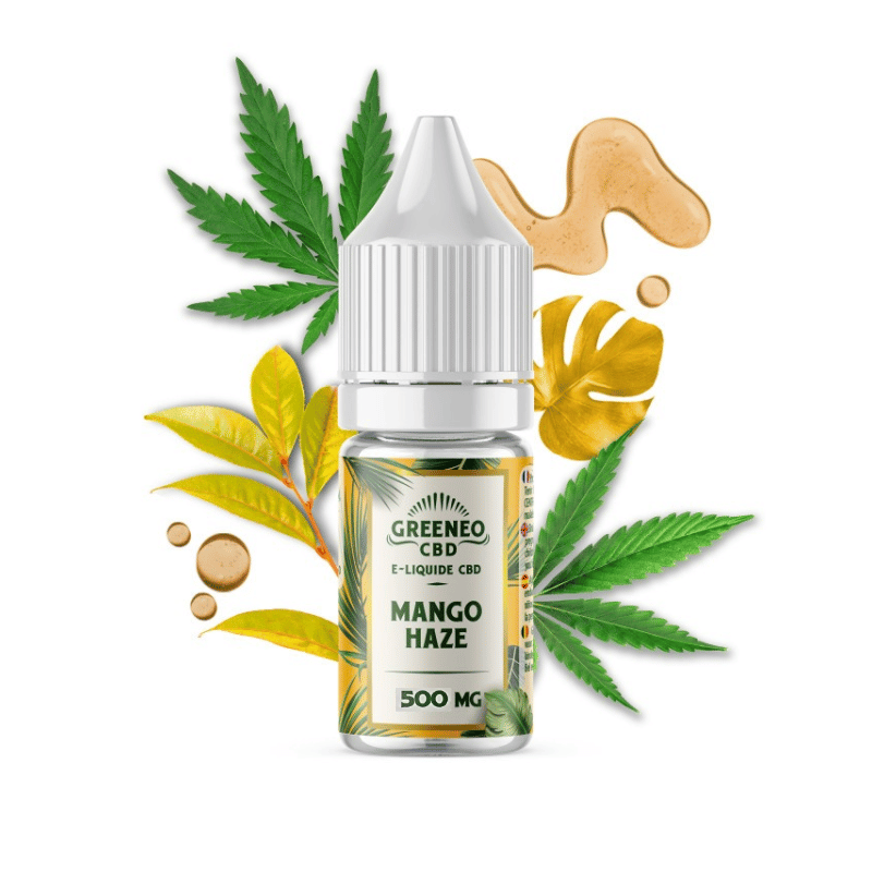 E-liquide CBD Mango Haze 10ml | 500mg | Greeneo