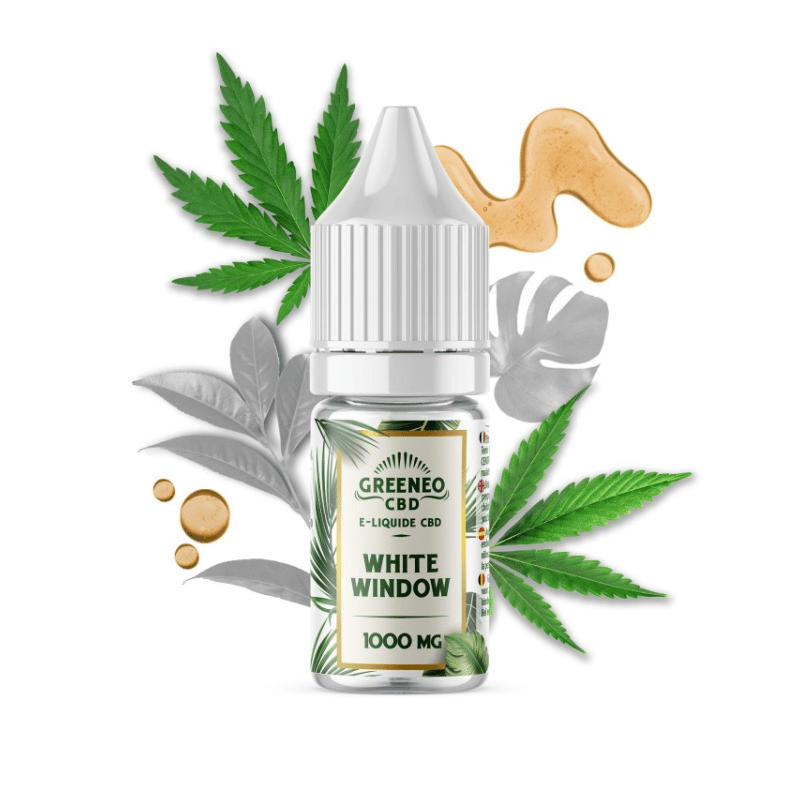 E-liquide CBD White Window 10ml | 1000mg | Greeneo
