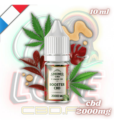 E-liquide CBD Booster 10ml | 2000mg | Greeneo