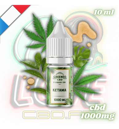 E-liquide CBD Ketama 10ml | 1000mg | Greeneo