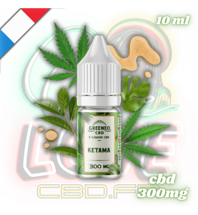 E-liquide CBD Ketama 10ml | 300mg | Greeneo