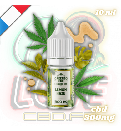 E-liquide CBD Lemon Haze 10ml | 300mg | Greeneo