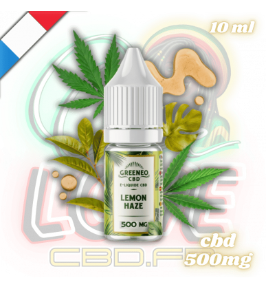 E-liquide CBD Lemon Haze 10ml | 500mg | Greeneo