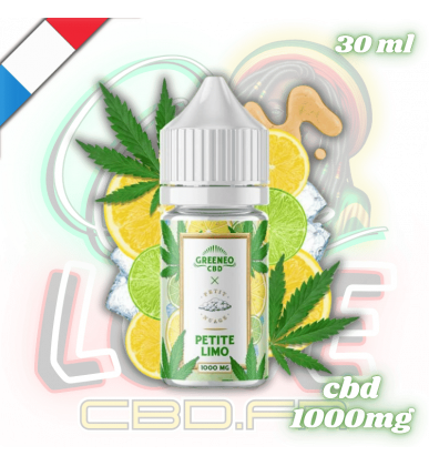 E-liquide CBD Petite Limo 30ml | 1000mg | Greeneo