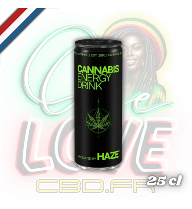 Boisson Énergisante CBD Energy Drink | 25cl | Haze