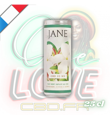 Thé Glacé CBD BIO Gingembre Citron Jasmin | 25cl | Jane