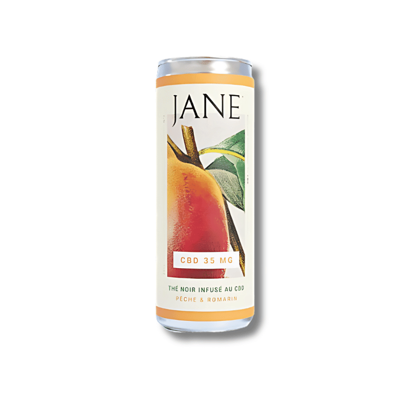 Thé Glacé CBD BIO Pêche Romarin | 25cl | Jane
