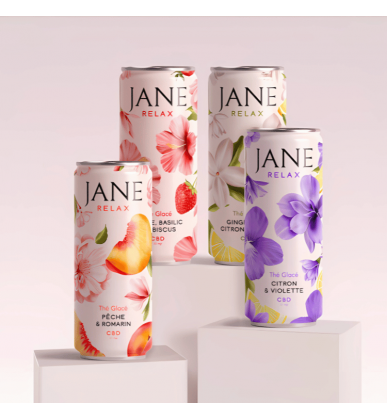 Thé Glacé CBD BIO Violette Citron | 25cl | Jane