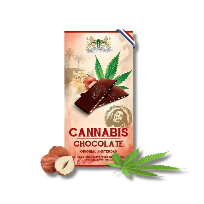 Chocolat Noir graines de Chanvre & Noisettes | 80g | Multitrance