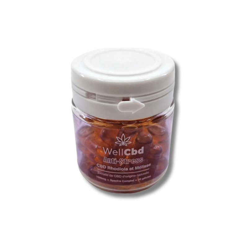 Gélules CBD Anti-stress x30 | 50mg | Well CBD