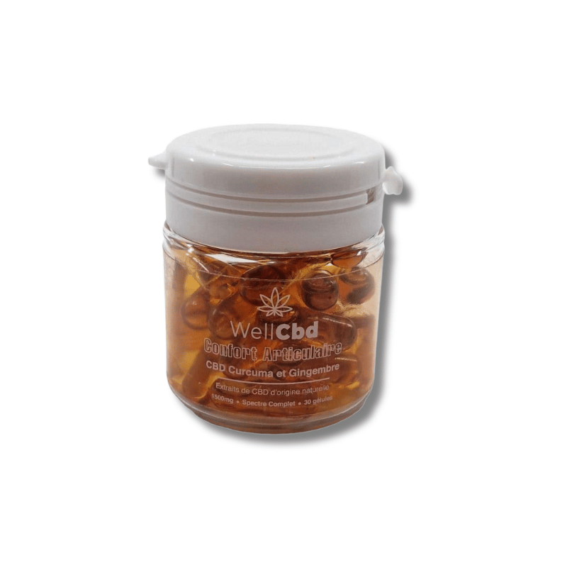 Gélules CBD Articulations x30 | 50mg | Well CBD