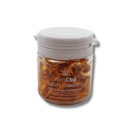Gélules CBD Articulations x30 | 50mg | Well CBD