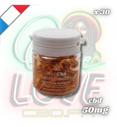 Gélules CBD Articulations x30 | 50mg | Well CBD